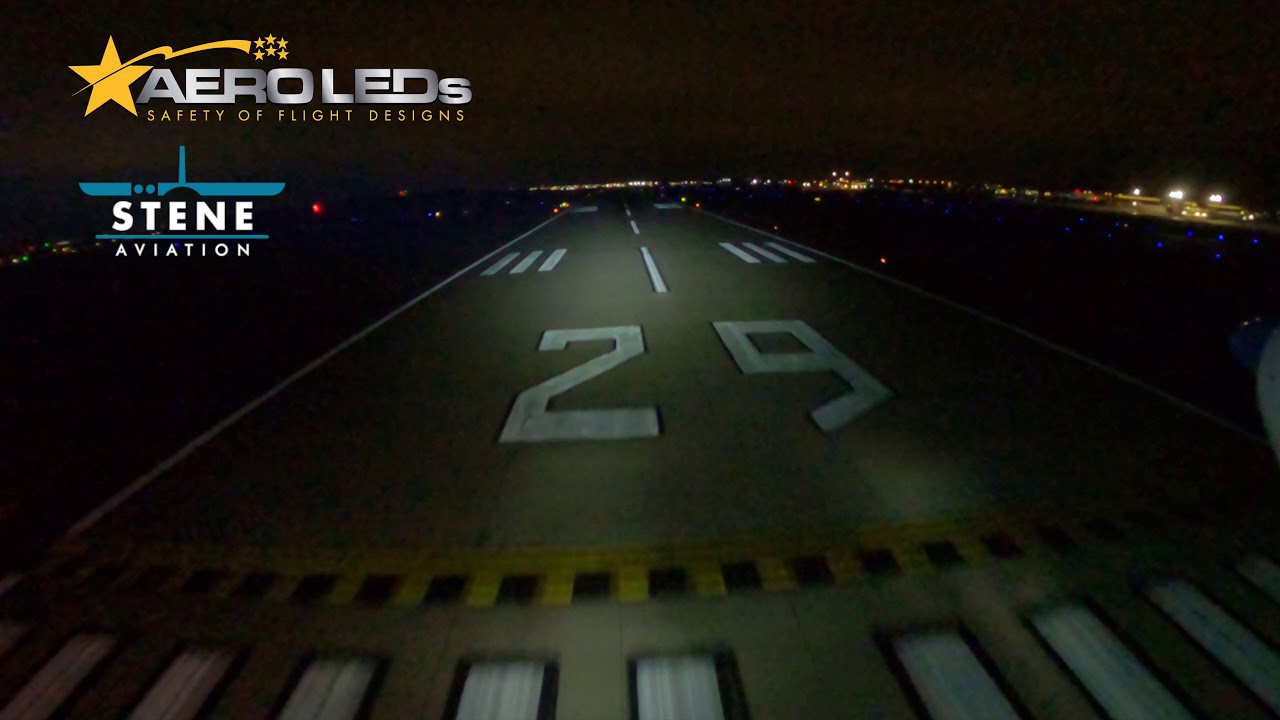 Listen to Jet Pilot and Control Tower React to AeroLEDs on Runway!