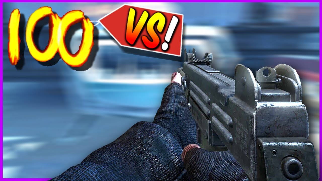UZI vs ROUND 100 ZOMBIES!