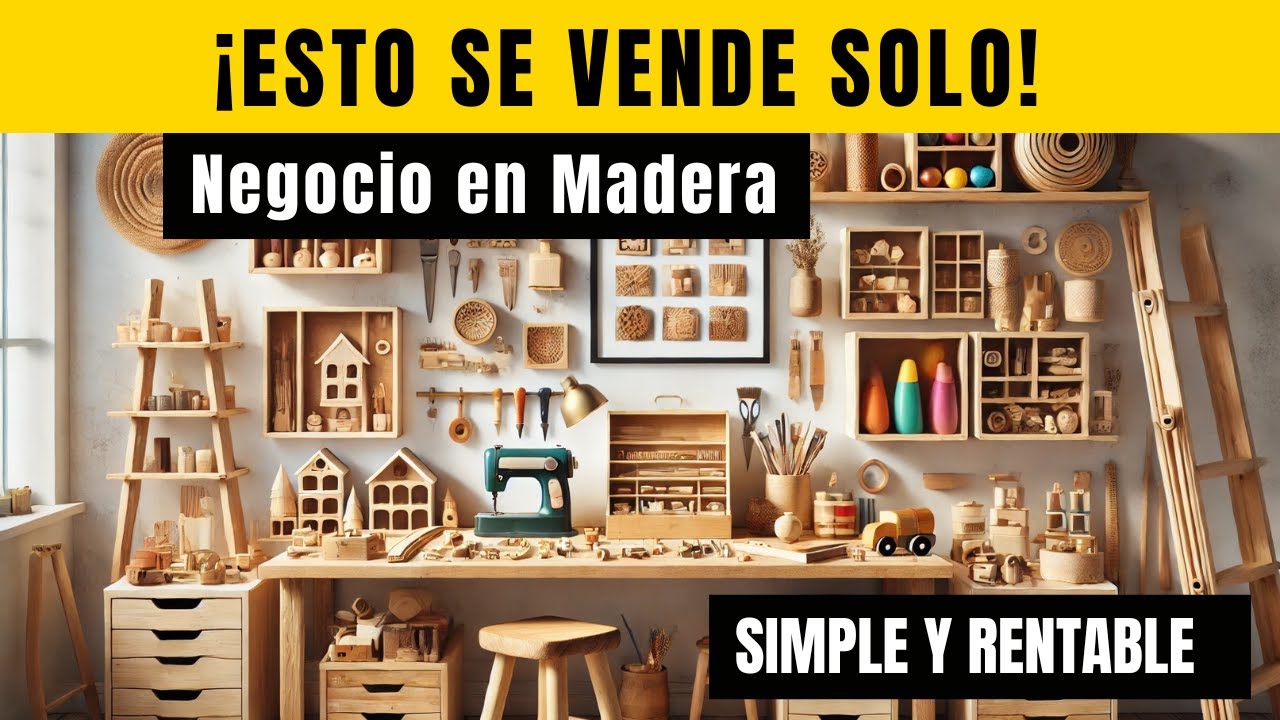 10 IDEAS con Madera que Pueden Generar Excelentes Ganancias