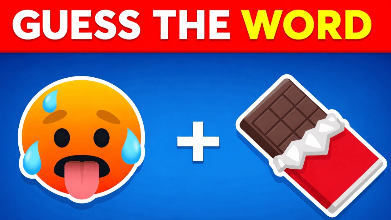 Can You Guess The WORD By Emojis? 🤔 Emoji Quiz 2026| 60 Questions | Quiz TINO