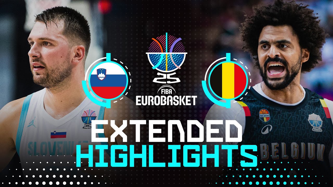 Slovenia 🇸🇮 vs Belgium 🇧🇪 | Extended Highlights | FIBA EuroBasket 2025