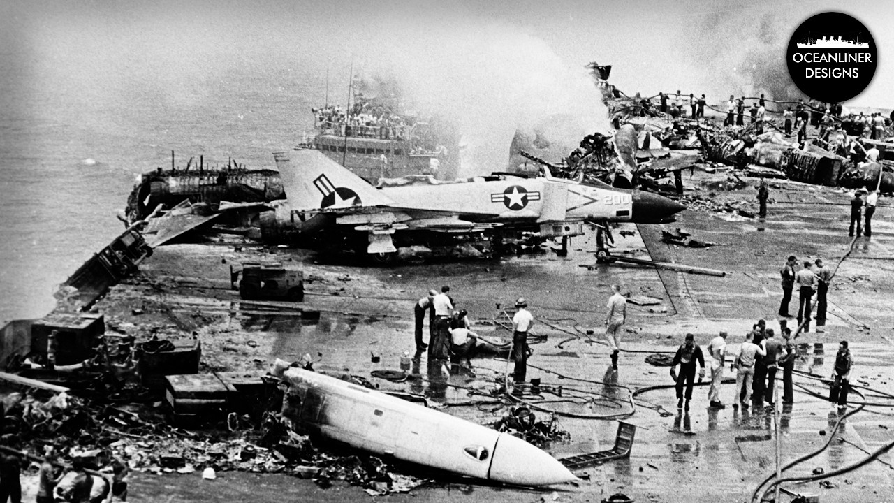 The Fire That Almost Killed a US Aircraft Carrier: USS Forrestal