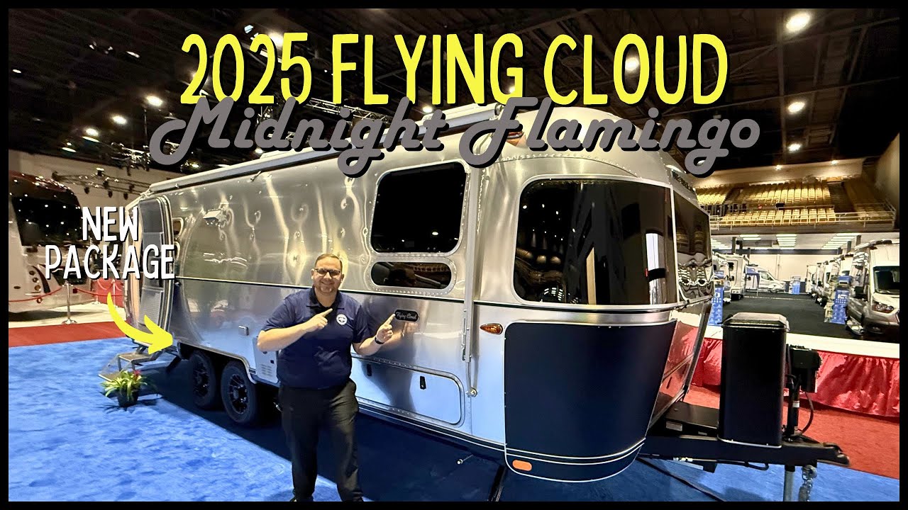 🦩 New Midnight Flamingo Airstream! 🦩 - 2025 Airstream Flying Cloud 27FB Twin Bed