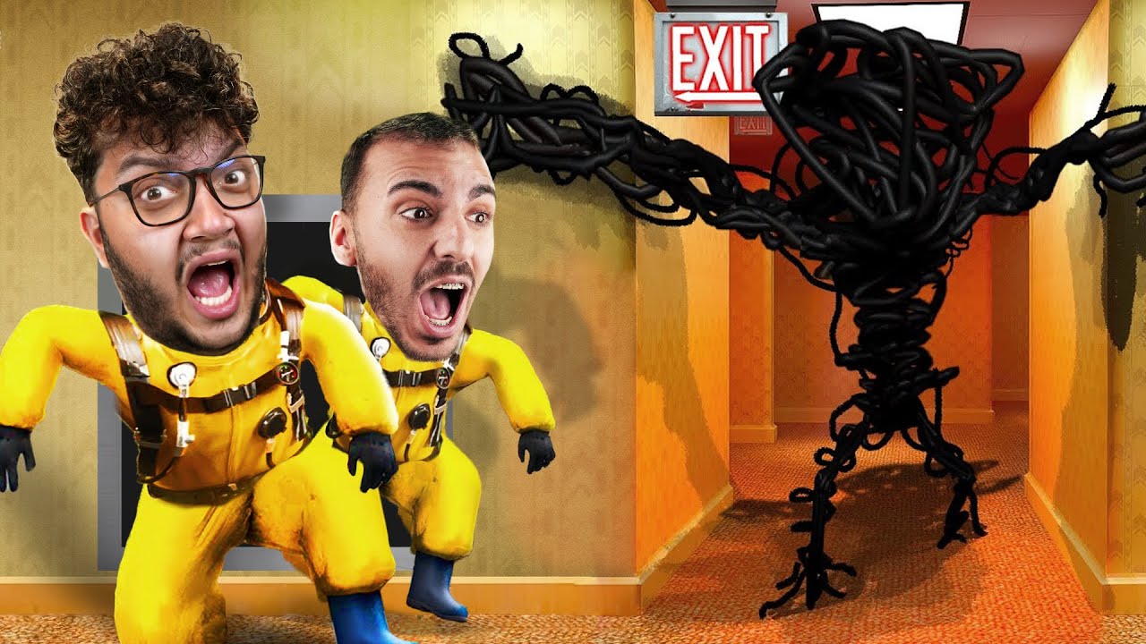 واخيراً هربنا من الباكرومز 🤩 (الاخيرة)escape the backrooms