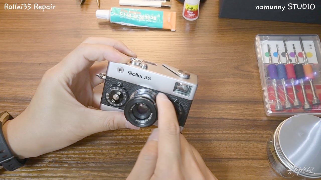 Classic Film Camera, Rollei35 Slow shutter Repair