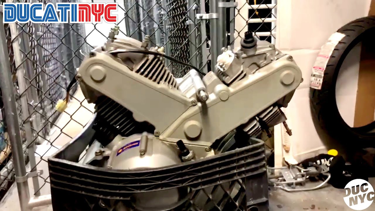 NEW engine and bits for Monster 620 - Ducati NYC Vlog v1596