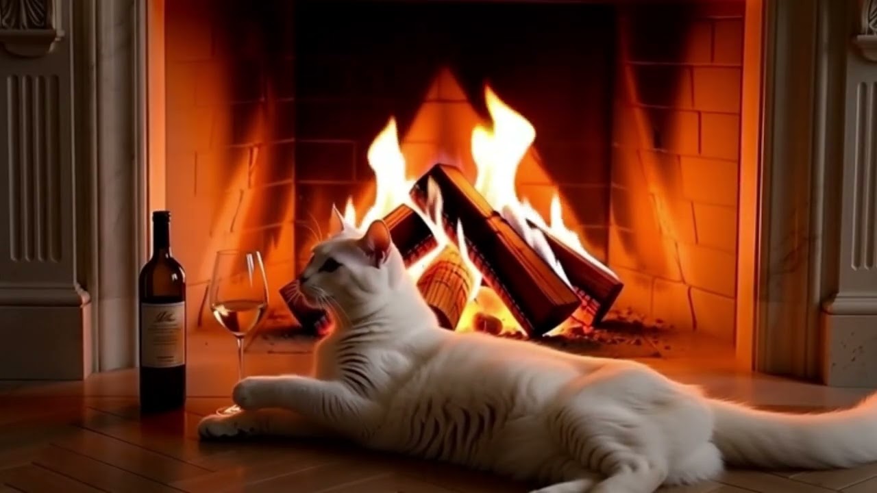 [Aural Haven]--Luxury Fireplace 10 Hours 🔥 Cozy Fire ASMR for Sleep, Relax, Study