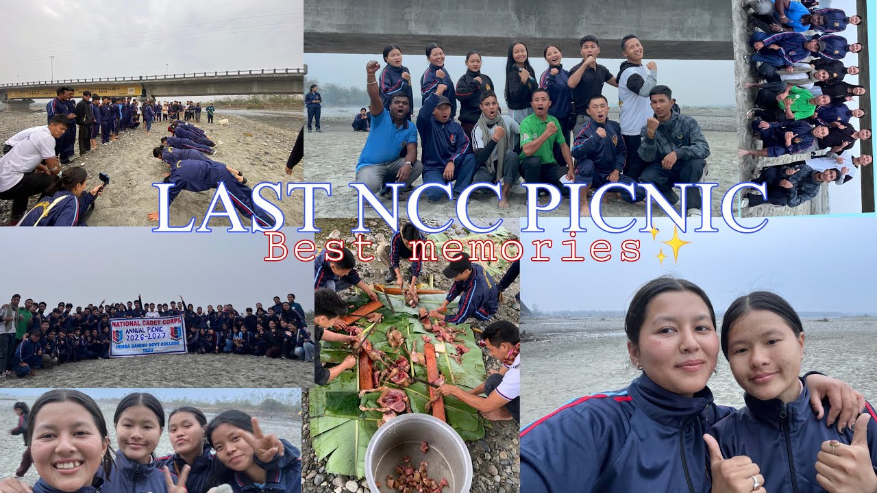 Best memories✨🤌 || Last NCC picnic 🧺🩷 #ncc #picnic #memories @Mihuwuhina 