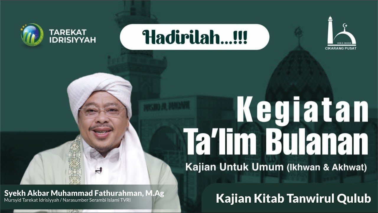 🔴[LIVE] 10 PRINSIP DASAR ILMU TASAWUF | Masjid Al-Madani Cikarang Pusat Bekasi   @SyekhFathurahman