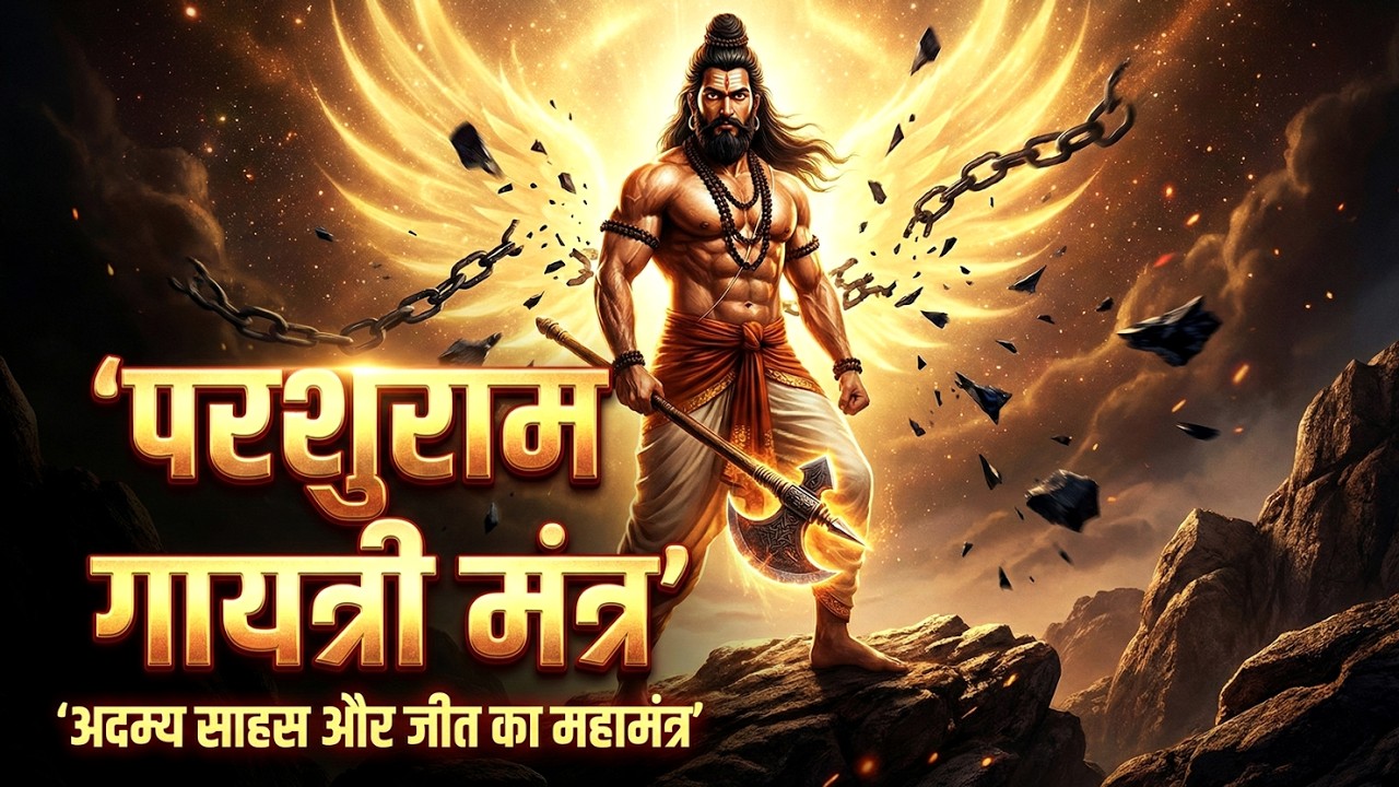 परशुराम गायत्री मंत्र: शत्रु आपके सामने टिक नहीं पाएं, बस 108 बार सुनें | Gayatri Mantra | Vedic