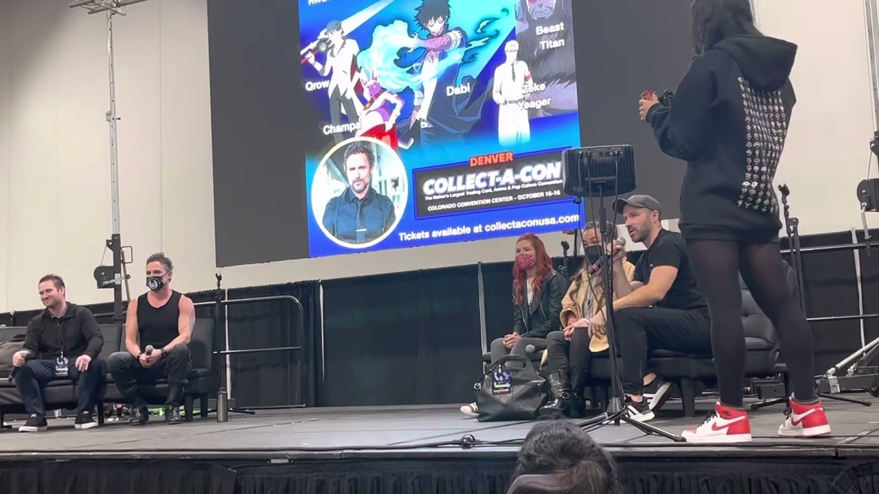 Attack on Titan English Voice Actors Panel- Collect-A-Con 2022, DENVER 