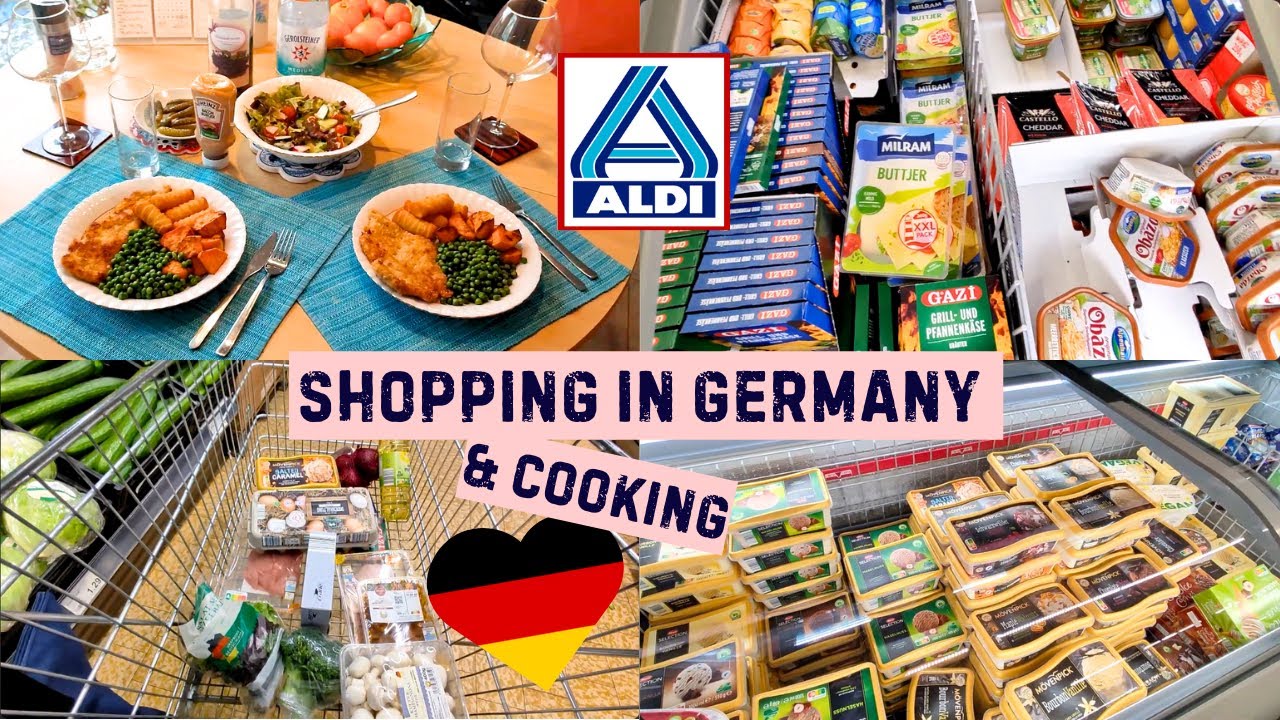 🇩🇪 Grocery Shopping in Germany at Aldi with Prices € in 2024 | Cooking Turkey Schnitzels