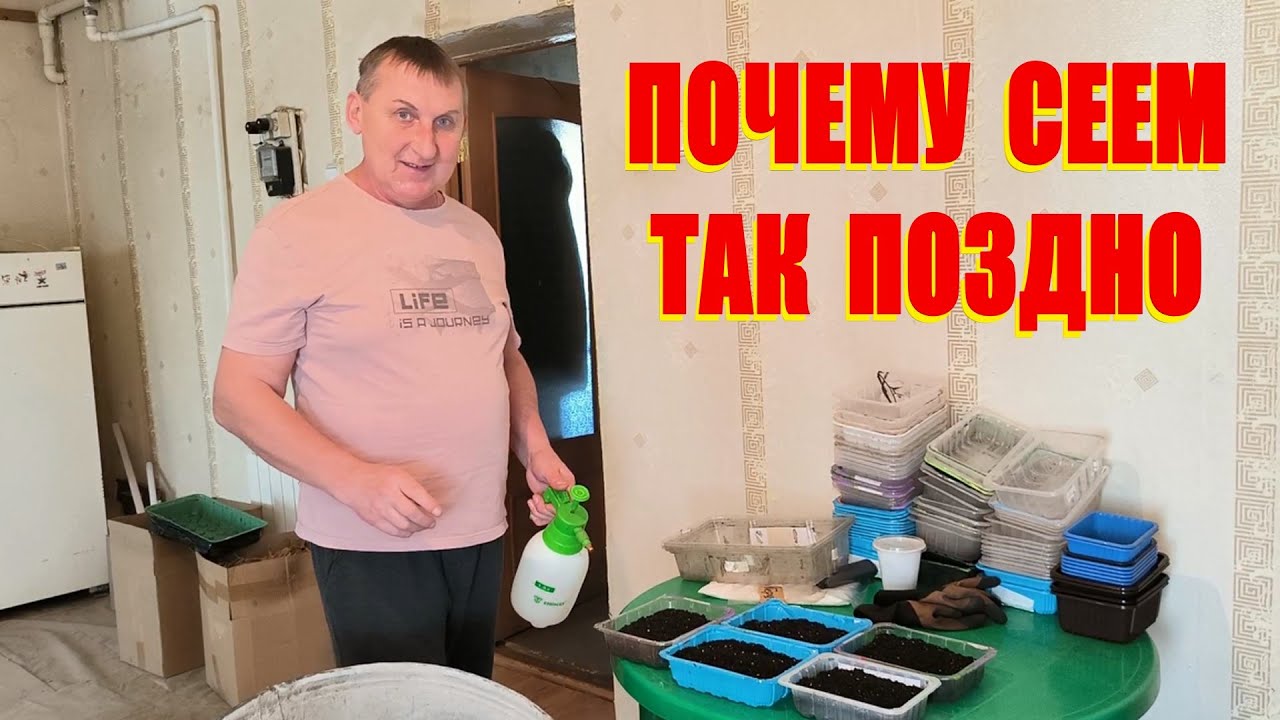 ПОСЕВ ТАБАКА НА РАССАДУ. Наша ЖИЗНЬ В ДЕРЕВНЕ.