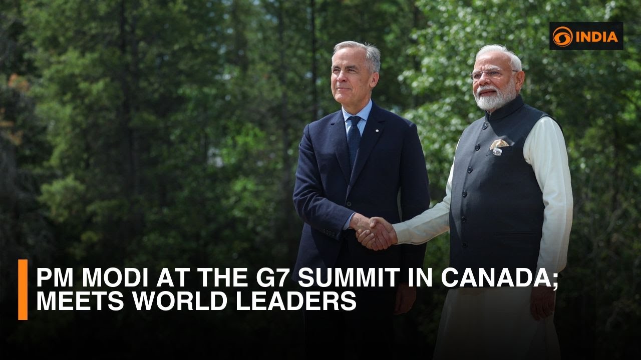PM Modi at the G7 Summit in Canada; meets world leaders | More updates | DD India Live