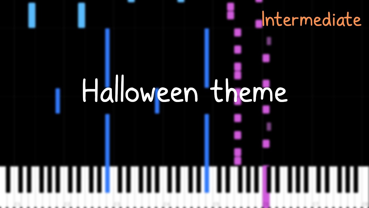 Halloween theme – John Carpenter (Piano Tutorial)