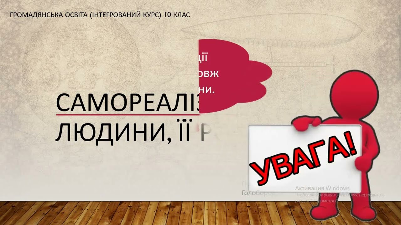 Самореалізація особистості. Соціалізація людини.