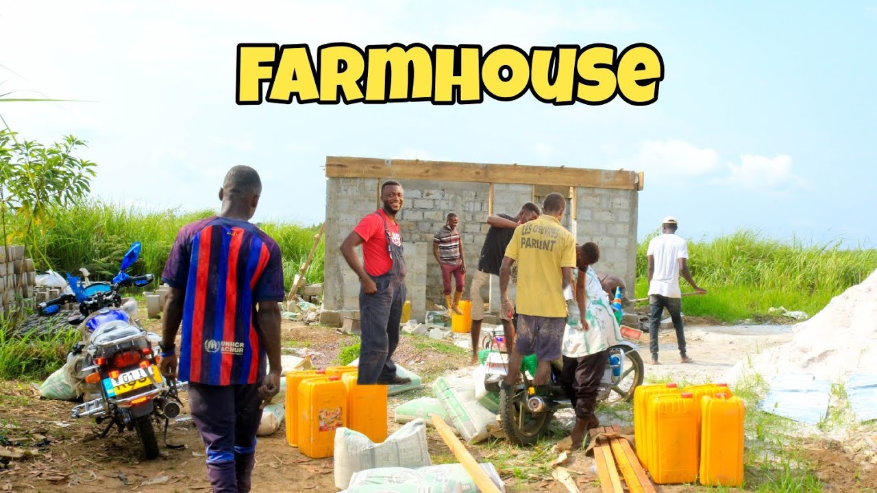 Building A House On My Farm In Congo Kinshasa In 2024|| Farming In Congo Kinshasa