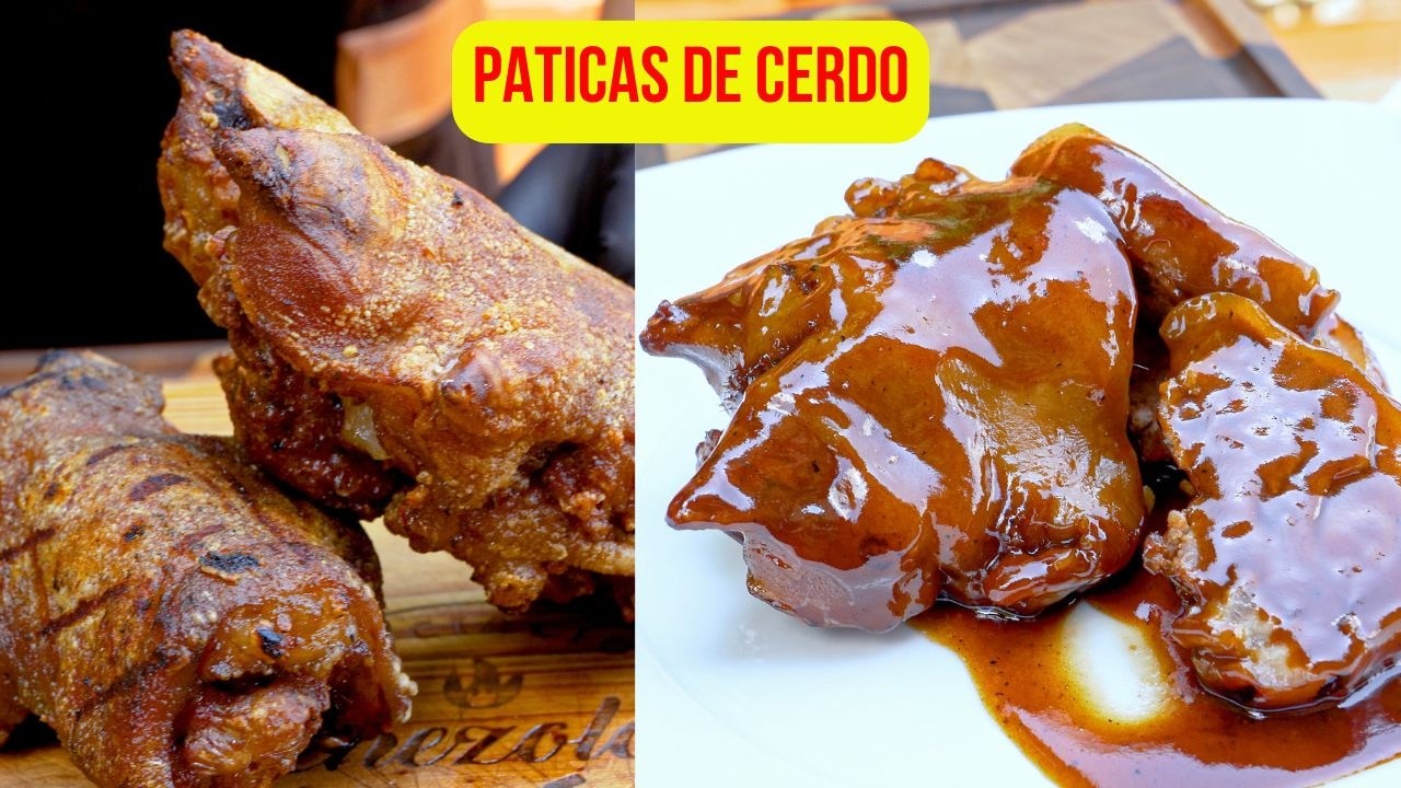 PATICAS DE CERDO A LAS BRASAS [manitas de cerdo]