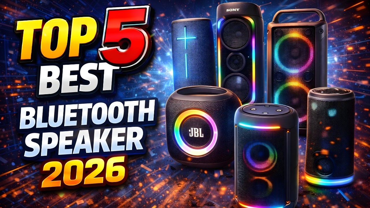 Top 5 Best Bluetooth Speakers 2026 | Loudest Portable & Waterproof Party Speakers