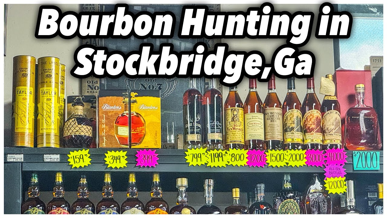 Bourbon Hunting in Georgia! Two Liquor Stores in Stockbridge #bourbon #bourbonhunting #whiskey