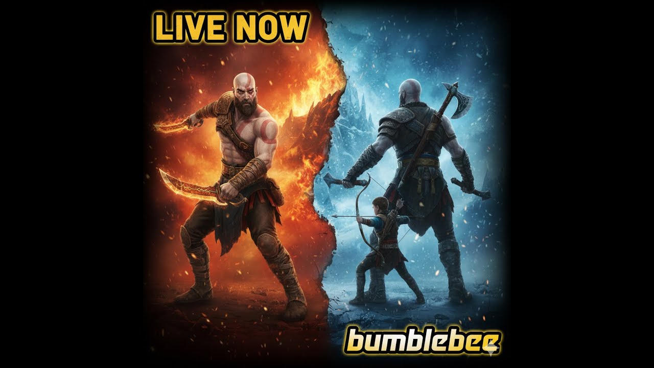 GOD OF WAR LIVE WITH BUMBLEBEE | KRATOS AND ATREUS | STORY MODE | STARTING STORY PART 1