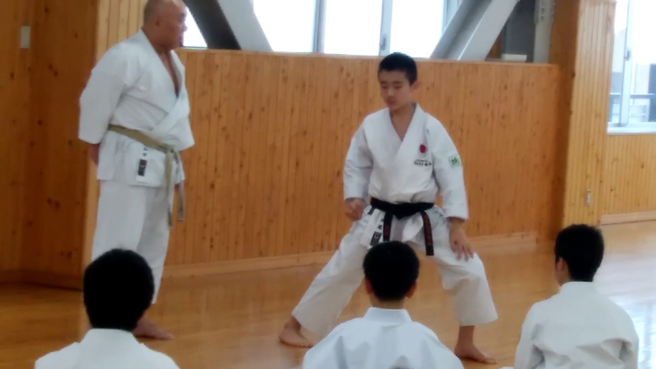 2017-03-25 JKA HQ Junior Camp Kawawada sensei 協会総本部小中学生合宿 川和田先生