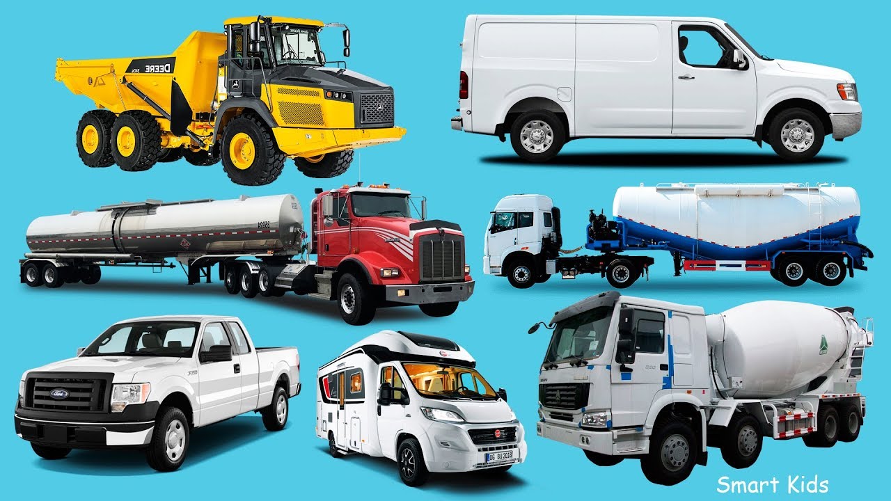 Learn Cargo & Transport Vehicles in Russian 🚚 | Грузовая техника слова | Listen & Repeat?