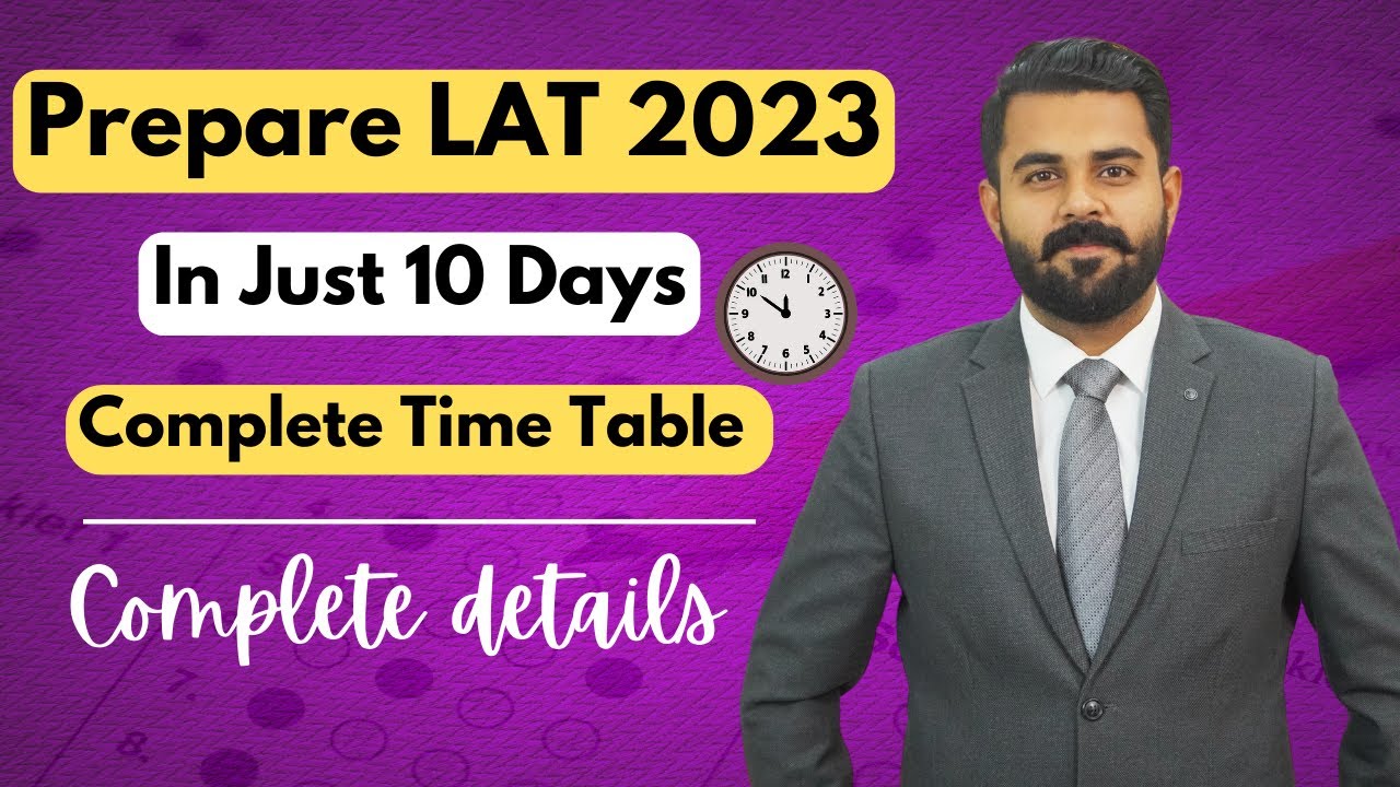 How to Prepare Your LAT Test in Just 10 Days | The Law Channel