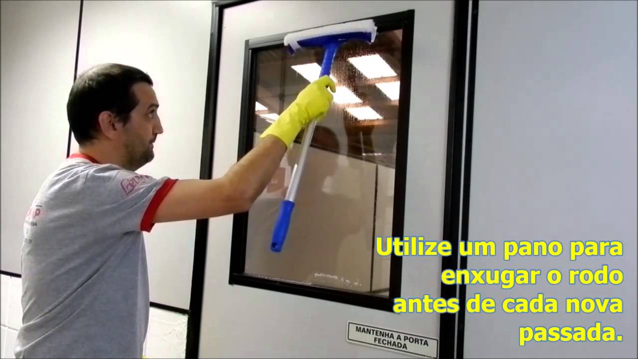 Treinamento Nova Limp - Combinado para Limpeza de Vidros + Raspador de Segurança
