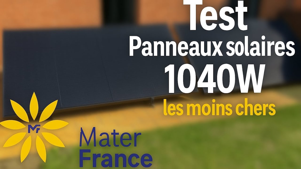 J'ai testé le kit solaire le moins cher de chez Mater France !