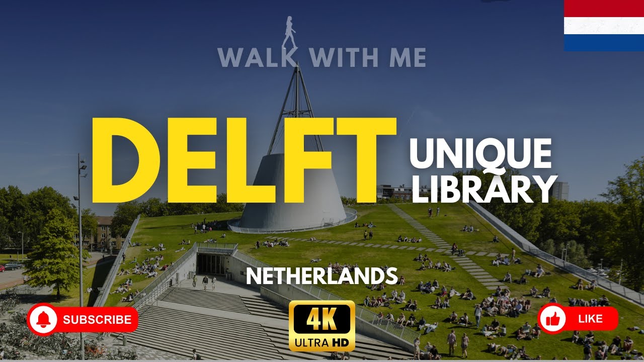 Delft Library &ndash; A Masterpiece of Modern Architecture in the Netherlands 4K