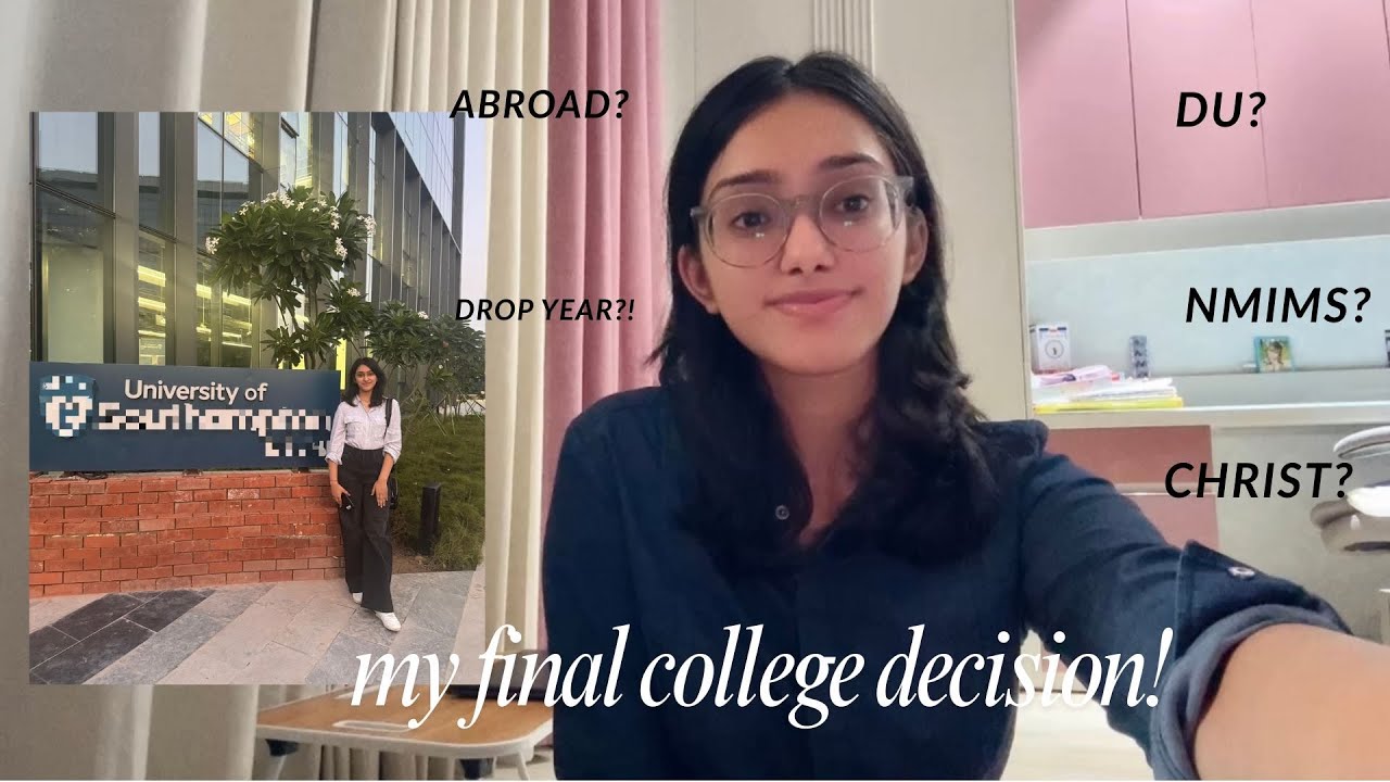 the university i picked over india’s top colleges!! 🎓
