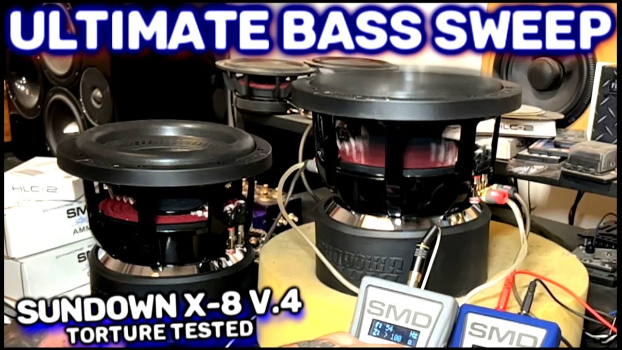 The Ultimate Bass Sweep Torture Testing Sundown Audio 8
