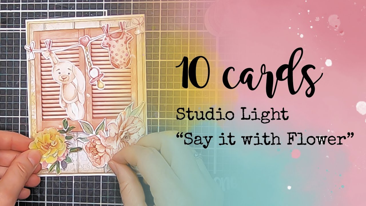 10 Cards – StudioLight – Say it with Flowers