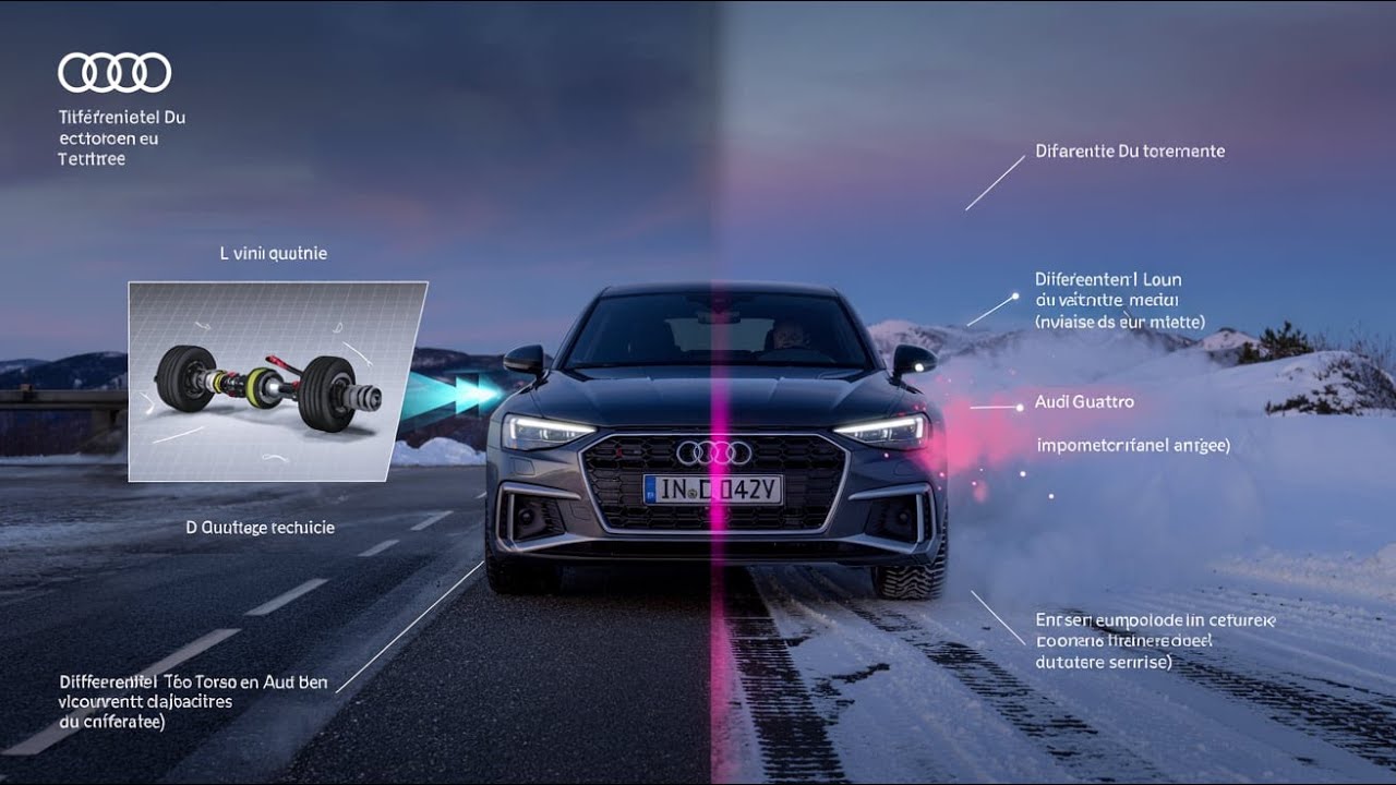 Comment fonctionne le différentiel Torsen utilisé dans l'Audi Quattro ?