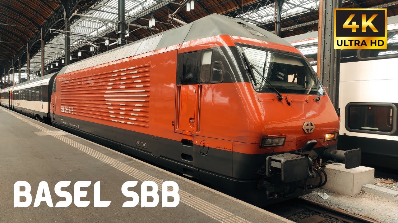Trains in Basel - SBB 🇨🇭 Switzerland | Züge | S-Bahn | ICE | TGV | SBB Bahnhof | Schweiz