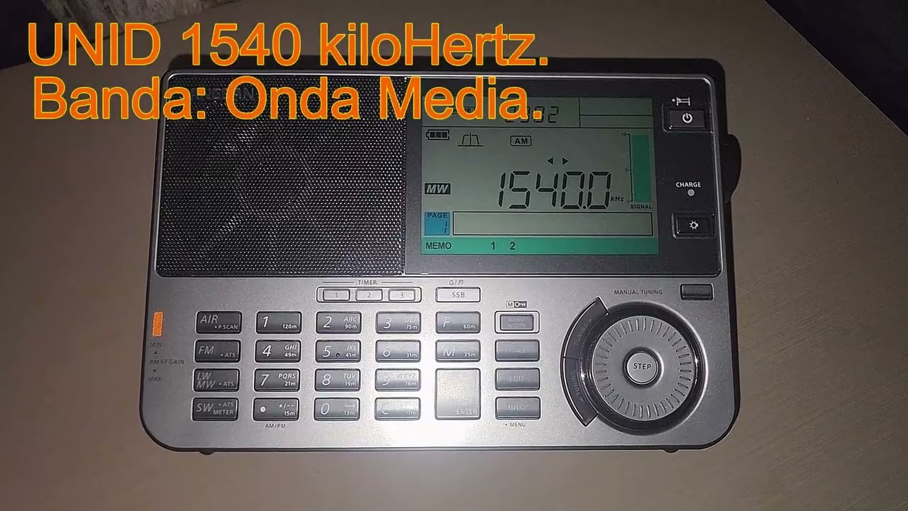 UNID 1540.0 kiloHertz. 