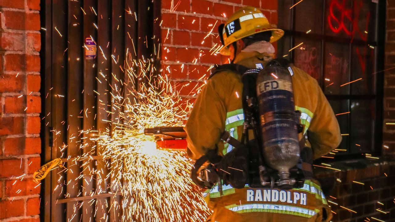 LAFD Task Force 15: Forcible Entry (Structure Fire)