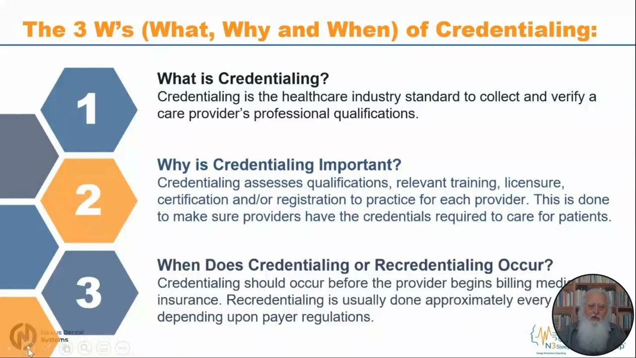 Dental Sleep Practice Webinar Medical Billing Credentialing