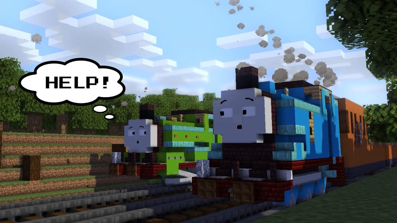 Percy's Runaway Train in Minecraft Animation