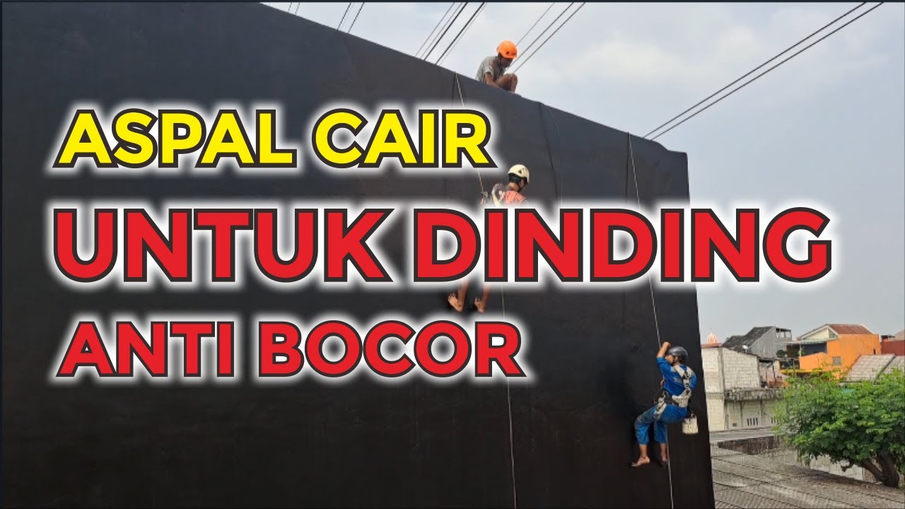 Jasa waterproofing aspal cair untuk dinding