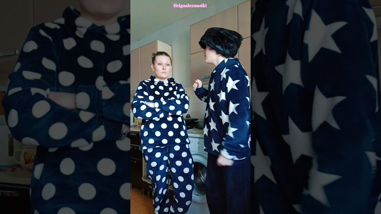 Место женщины на кухне... #helgaalexmasiki #tiktok #shorts #comedy #humor #subscribe #family #love