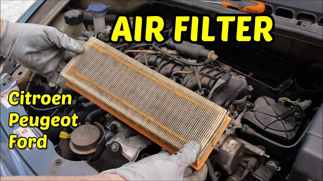 Replacement Air Filter Citroen C3 1.4 hdi | Disassembly Air Filter