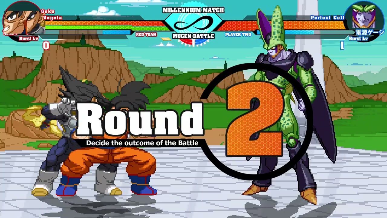 Goku and vegeta vs perfect cell mugen battle