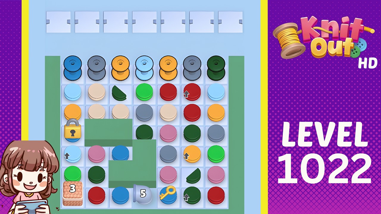 Knit Out Level 1022 Solution Walkthrough
