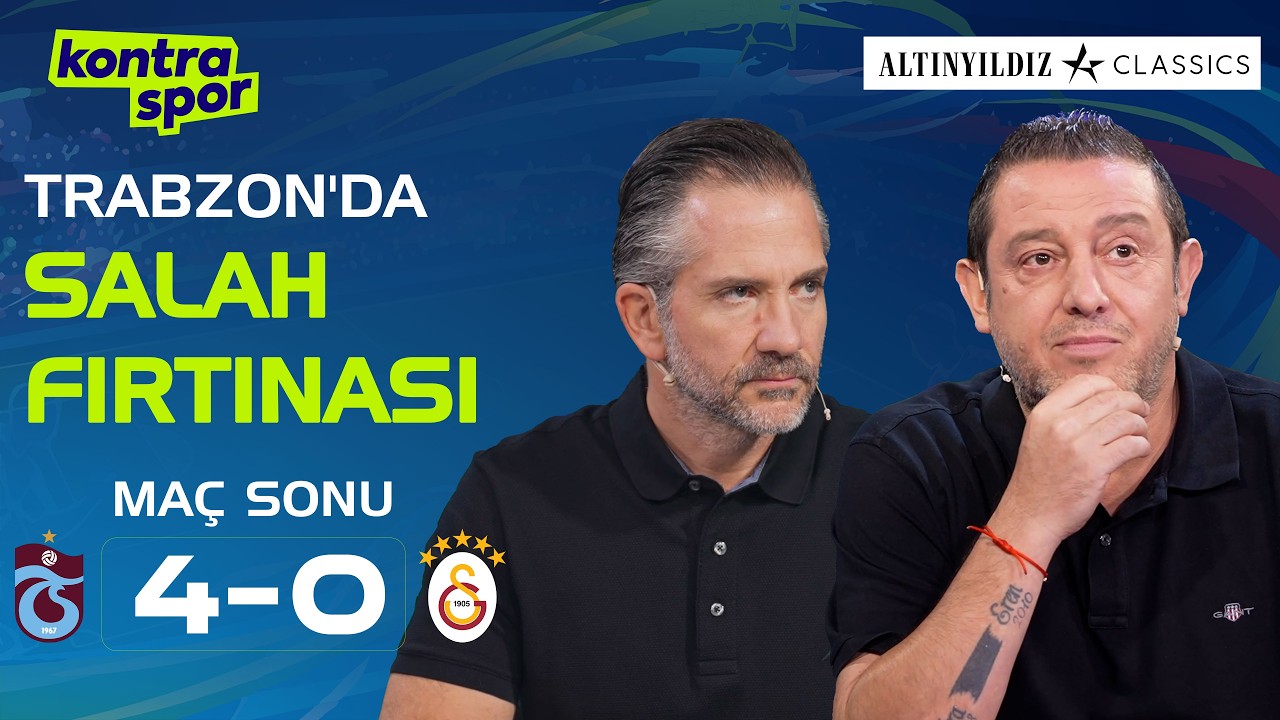 🔴 CANLI | Trabzonspor - Galatasaray Ma&ccedil; Sonu | Nihat Kahveci, Nebil Evren | Kontratak S&uuml;per Lig