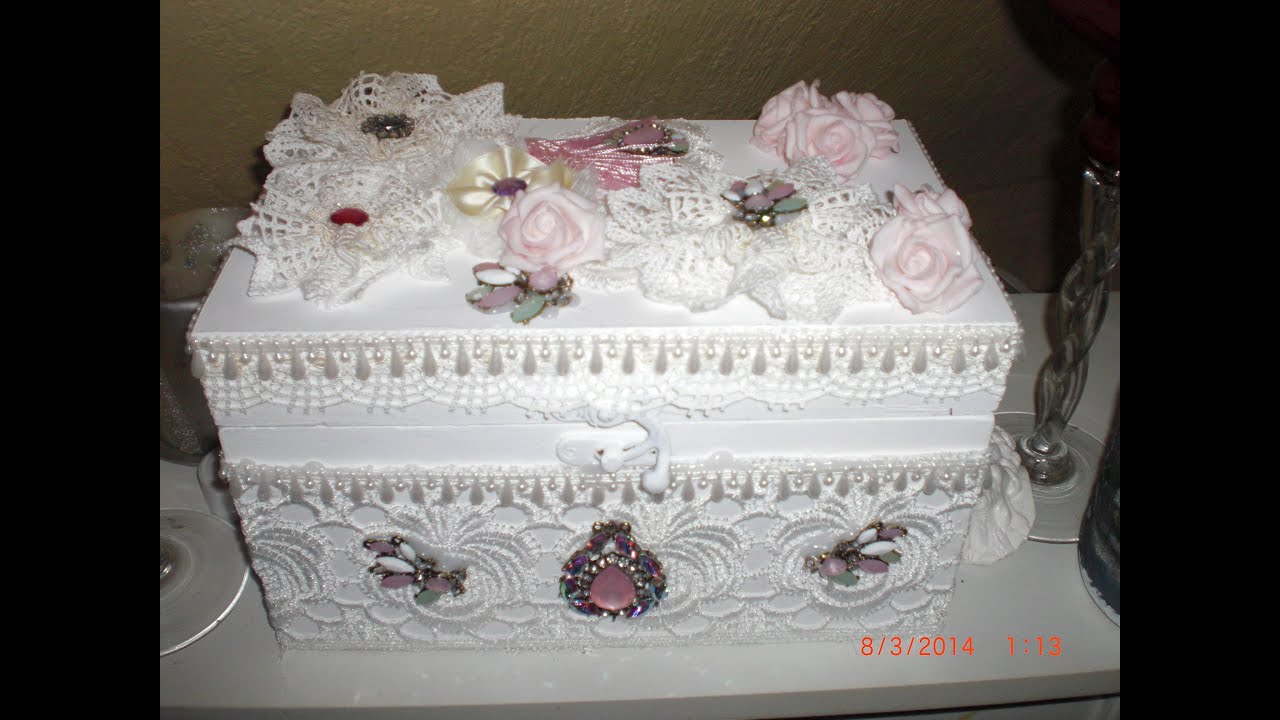 DIY - Schmuckschatulle im Vintage Style gestalten - altered Box
