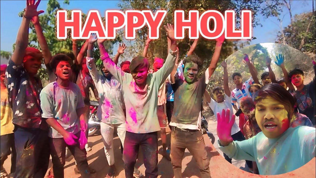 Happy Holi ||  Holiରେ ବହୁତ ମଜା କଲୁ ||@mrvloggerjitu