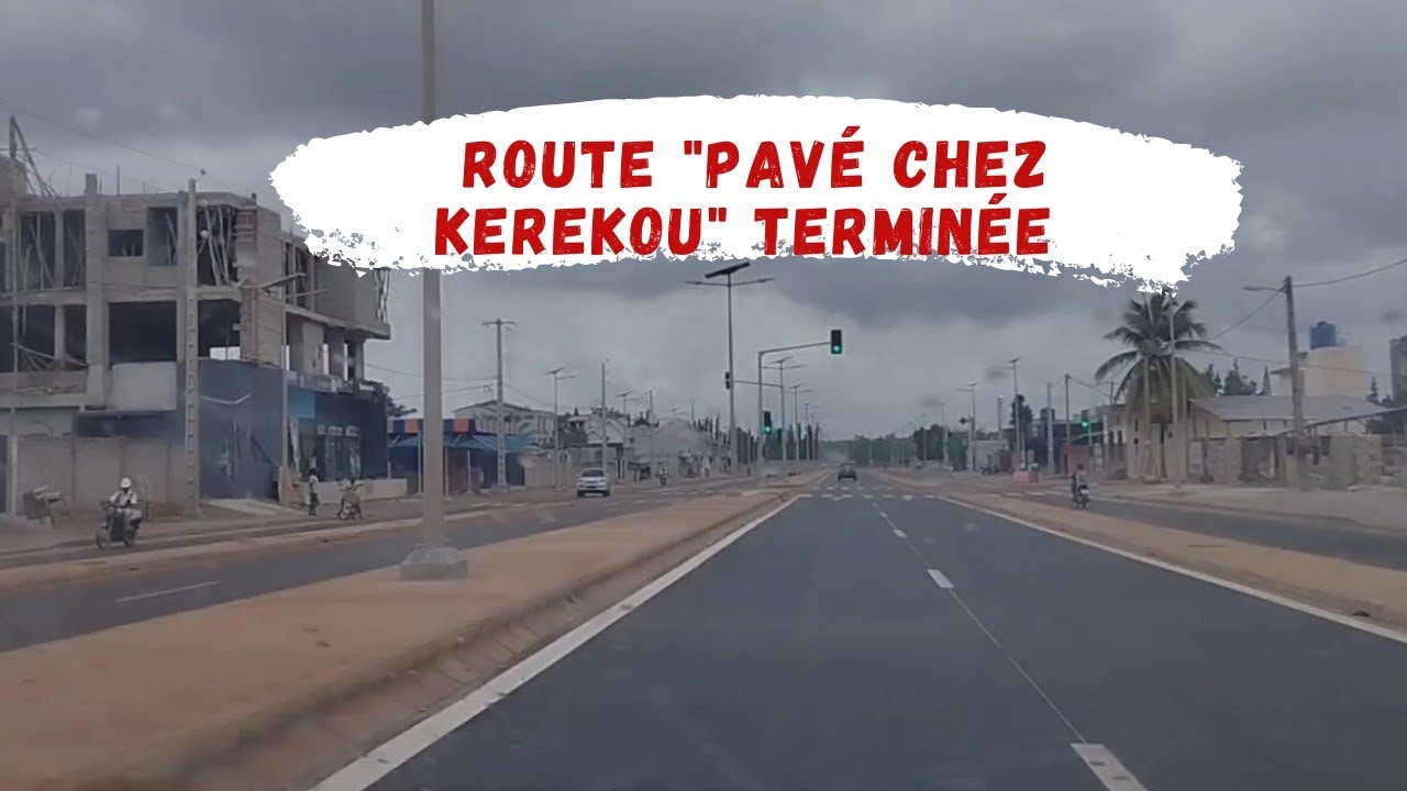 Enfin terminée la route 