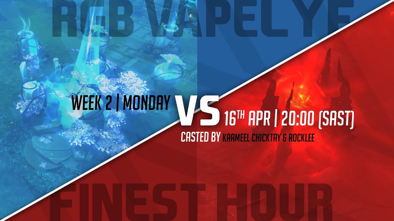 Bluez Cup [RGB Vapelyf] Vs [Finest Hour]